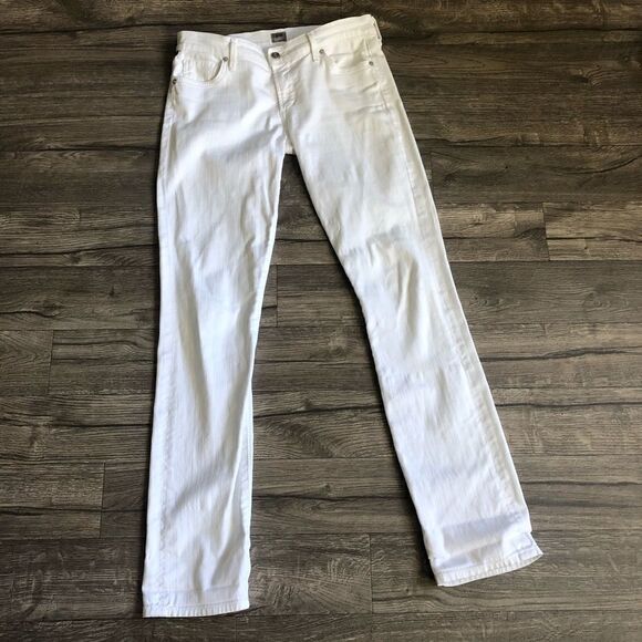 Revolve Citizens of Humanity Ava Straight Leg White Straight Leg Jeans - Picture 7 of 14